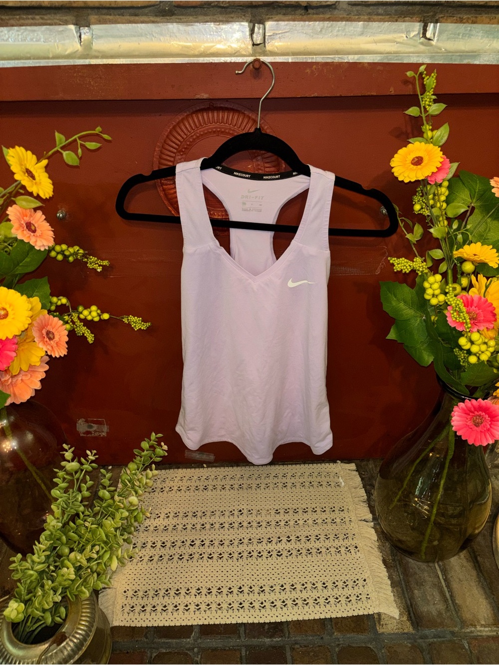 Nike Women’s Lavender Dri-FIT Racerback Tank